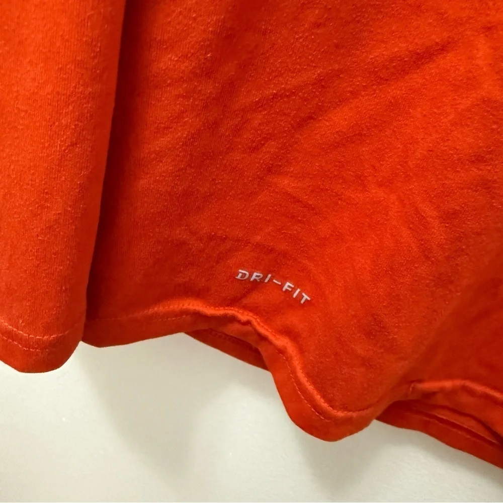 Nike Clemson Tigers Primary Logo Long Sleeve T-Shirt dri-Fit size large